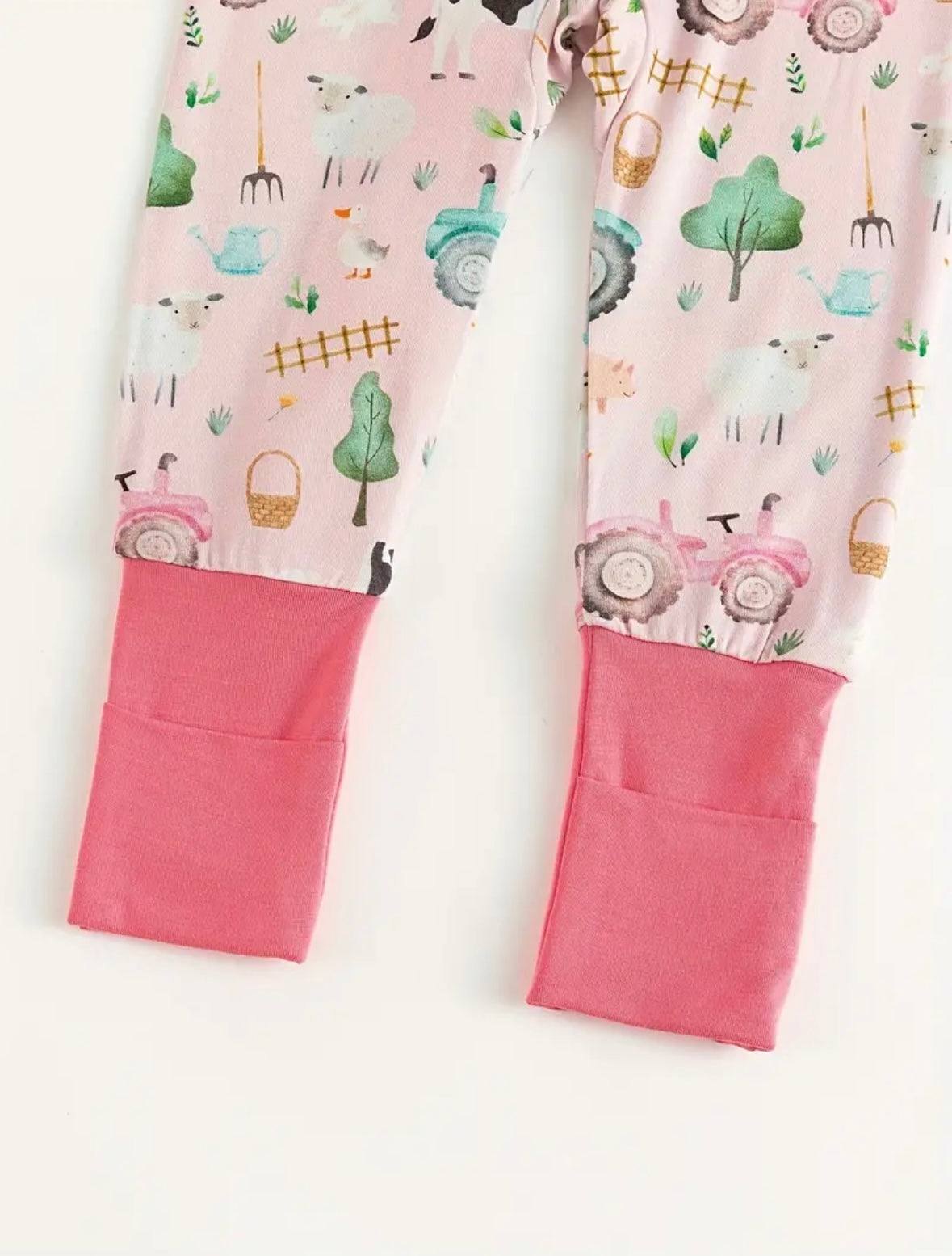 Farm Girl Zippered Footie